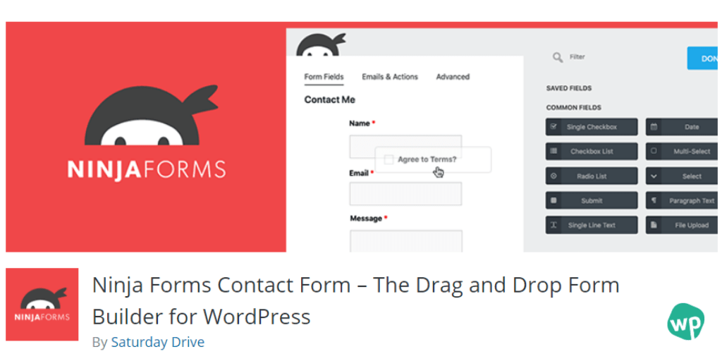 ninja forms wordpress plugin